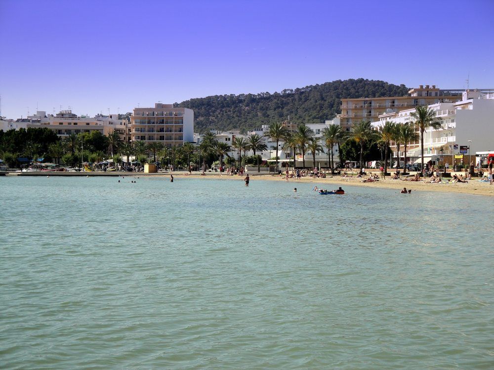 The Blue Apartments - Adults Only Sant Antoni de Portmany Exterior foto